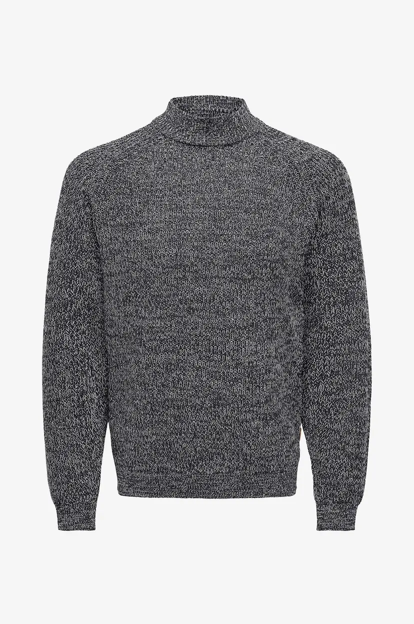 Only & Sons Genser onsFelip Life Reg 5 Twist High Neck - Blå
