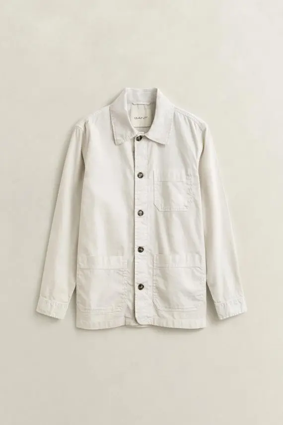 Gant REG COTTON / LINEN OVERSHIRT