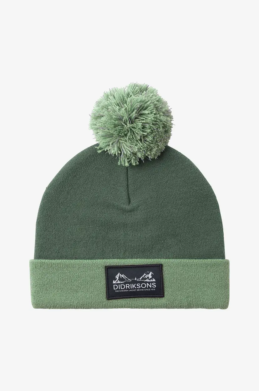 Didriksons Lue Aspen Kids' Beanie - Grønn