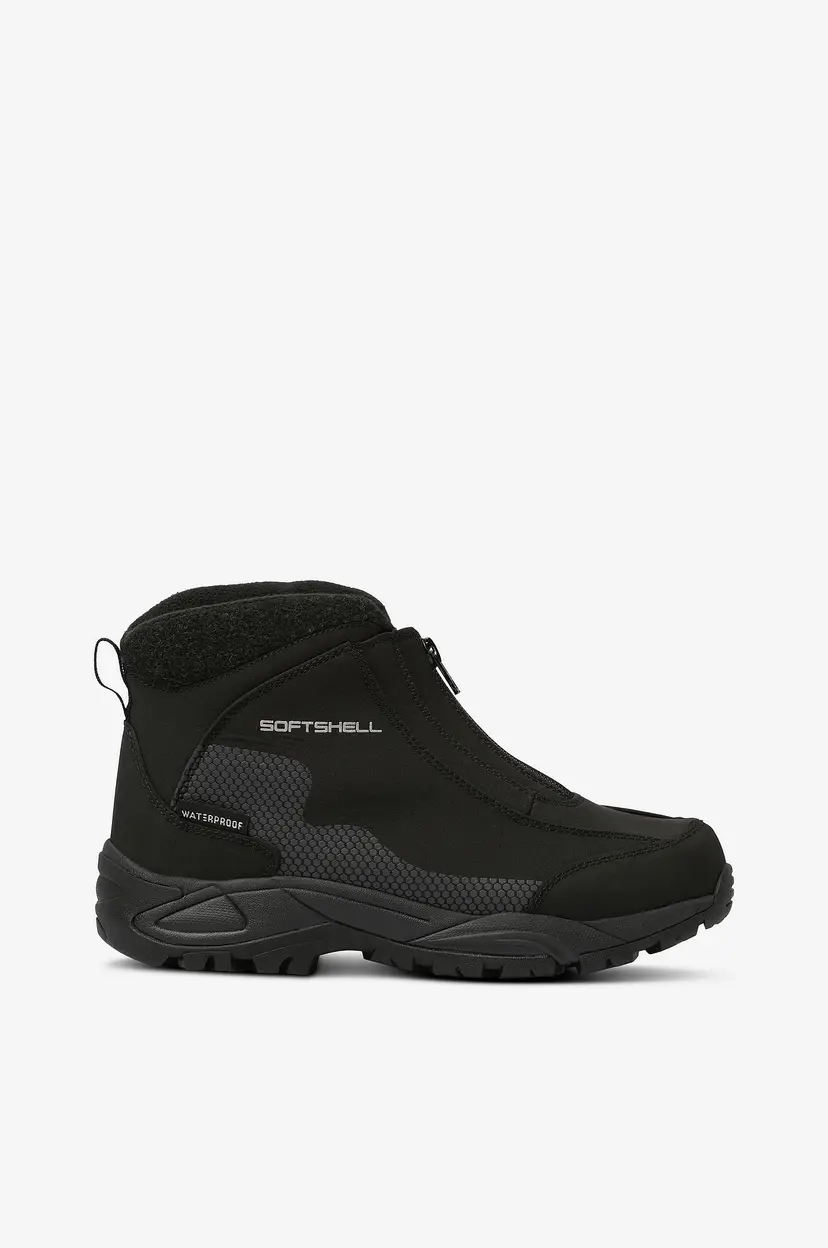 Network Boots i softshell - Svart