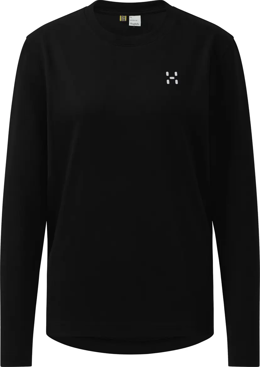 Haglöfs Haglöfs Women's Haglöfs Long Sleev Tee  True Black 1