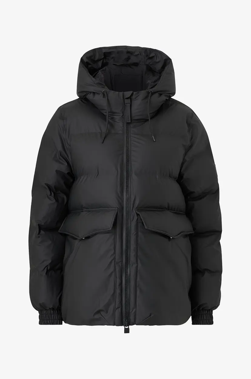 Rains Pufferjakke Alta A-line Puffer W Jacket W3t3 - Svart