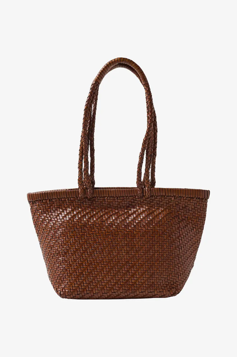 Mango Skinnveske Bolso - Brun