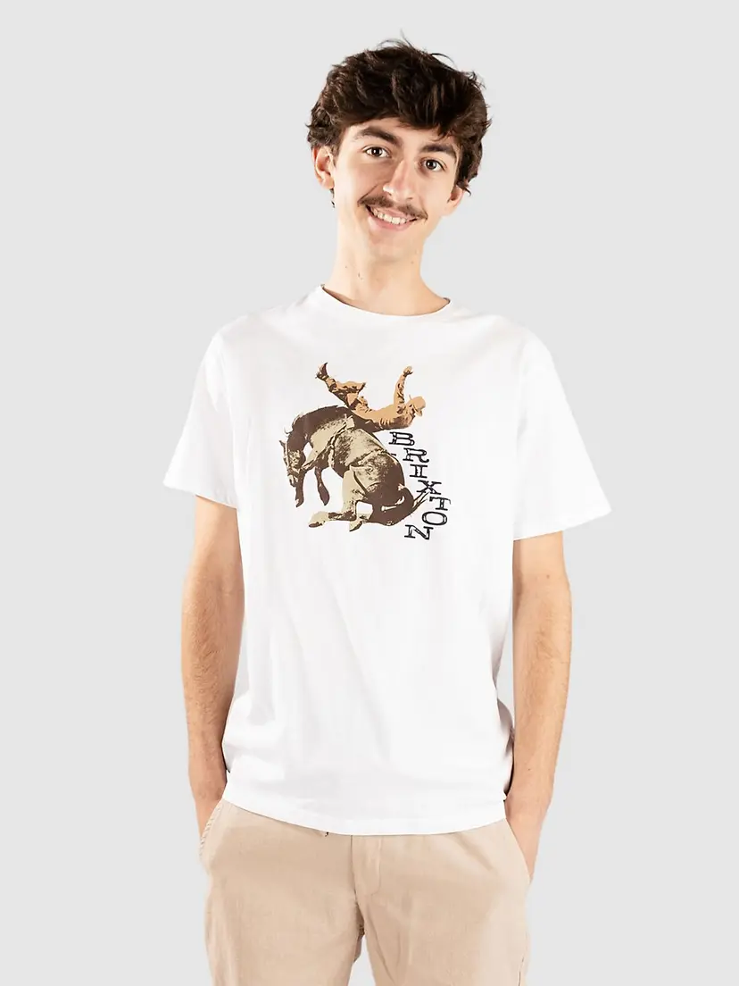 Brixton Brixton Rowdy T-skjorte hvit