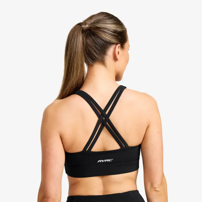 RevolutionRace Rapid Medium Sports Bra Dame Black