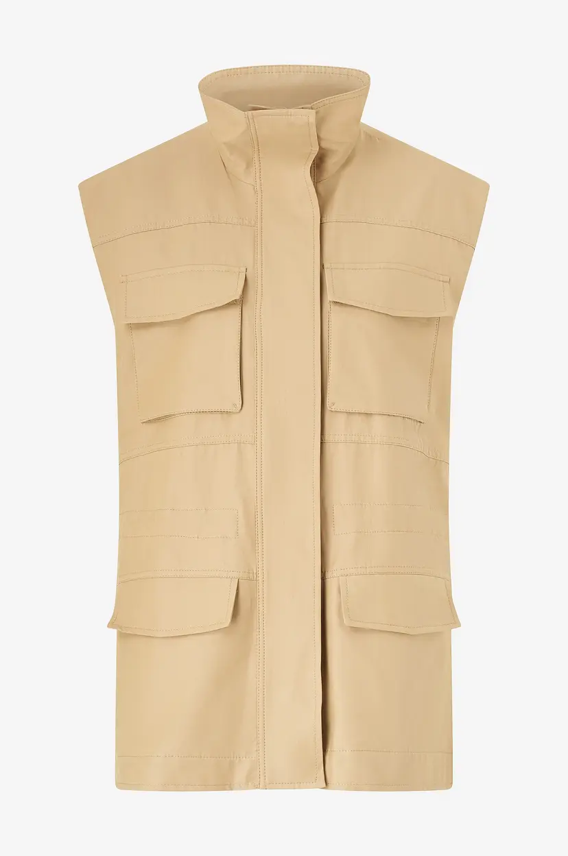 Mango Vest Waistcoat Romeo - Beige