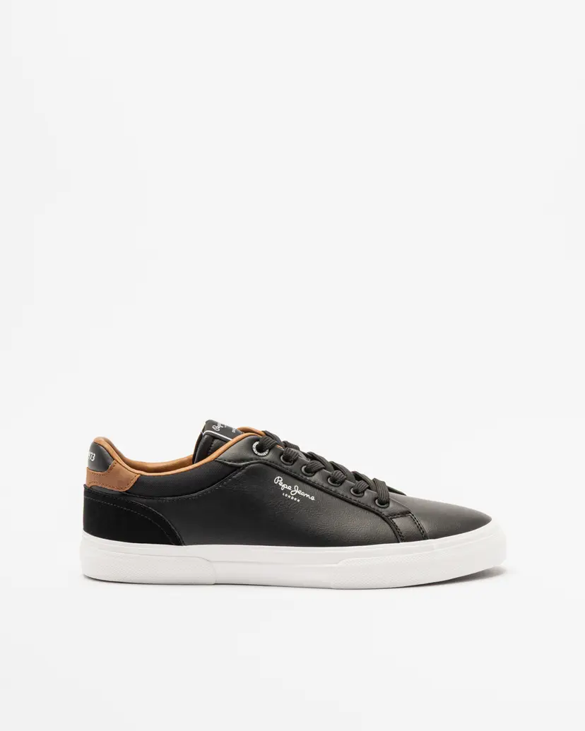 Pepe Jeans London Pepe Jeans London Kenton Court Black Sneakers