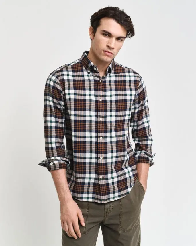 Gant REG FLANNEL PLAID SHIRT