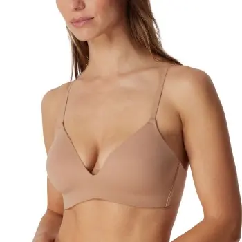 Schiesser BH Invisible Soft Bra With Underwired Bra Beige Dame
