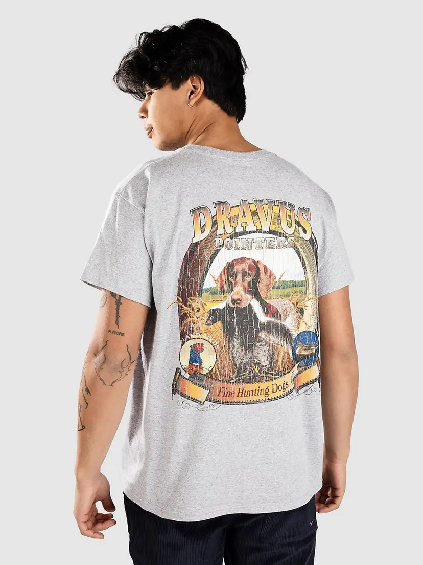 Dravus Dravus Dog Gon It T-skjorte grå