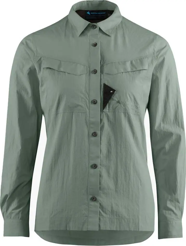 Klättermusen Klättermusen Women's Syn Long Sleeve Shirt Green Lake