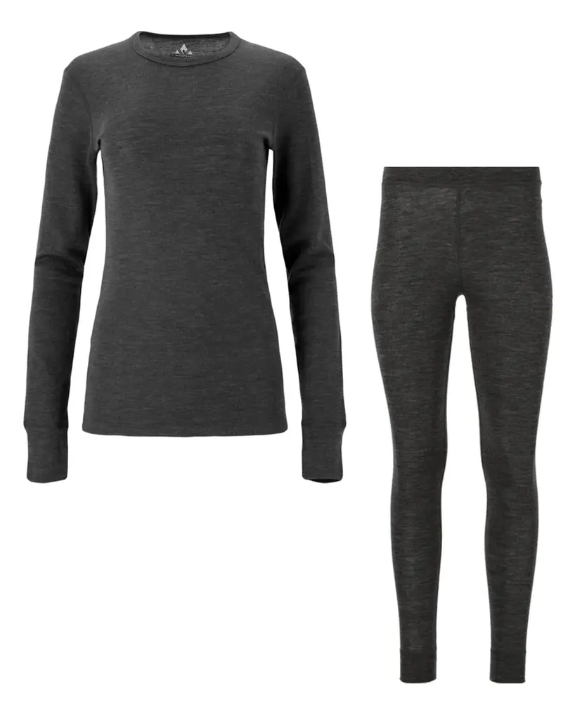 Whistler Whistler Cerro W Merino Wool Baselayer Set Black