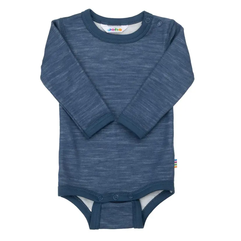 Joha Joha Ull Bambus Body  Blå Denim (60 / 3-4 mnd)