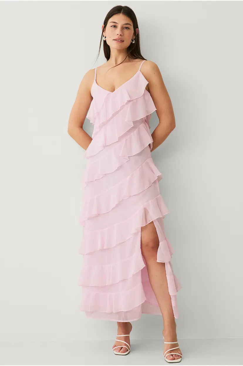 Vila Maxikjole viLuna Strap Ankle Dress - Rosa