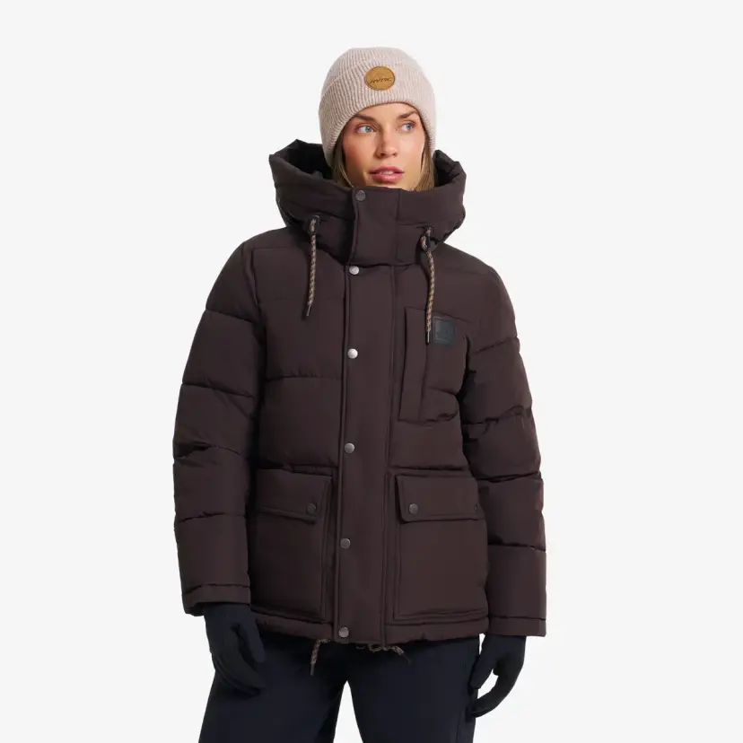 RevolutionRace Ember Puffer Jacket Dame Espresso