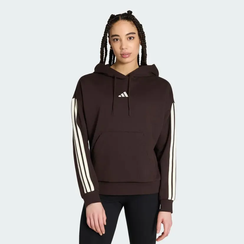 Adidas ESSENTIALS 3-STRIPES FLEECE HOODIE