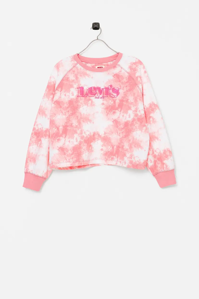 Levi's Topp Lvg High Rise Full Sleeve Crew - Rød