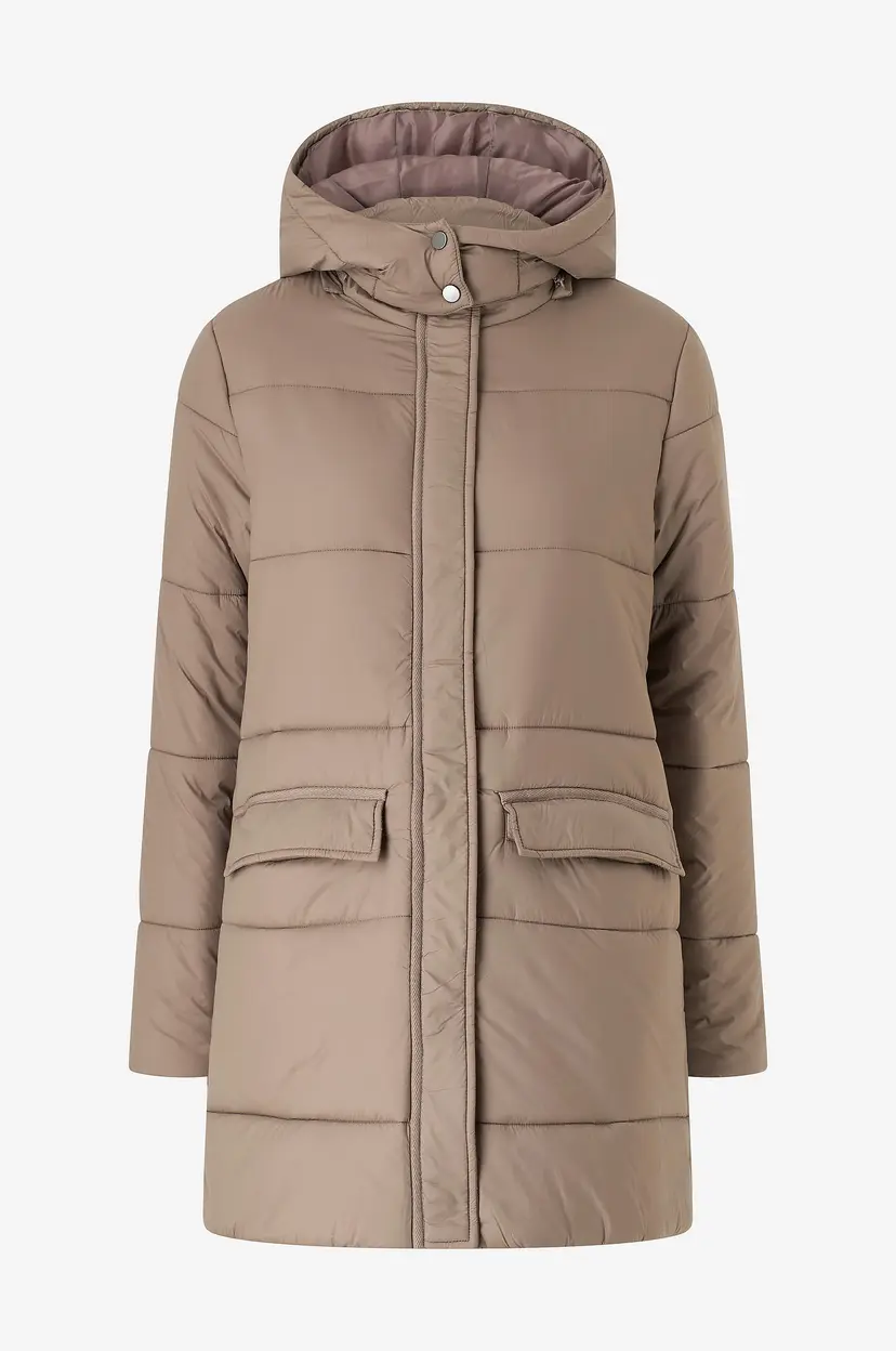Cream Jakke crGaiagro Midi - Brun
