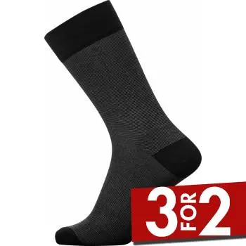 Egtved Egtved Strømper Bamboo Sock Svart Str 40/45 Herre