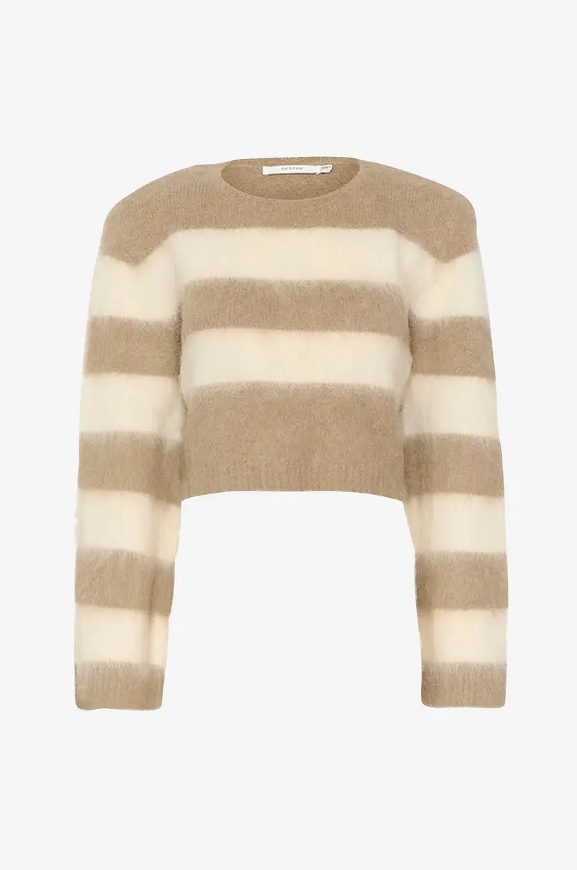 Gestuz Genser Safigz Pullover - Beige