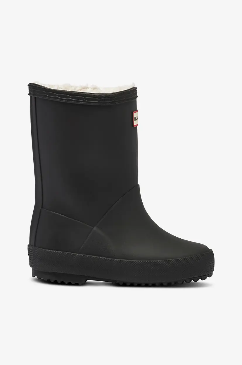 Hunter Gummistøvler Kids First Insulated Boot - Svart