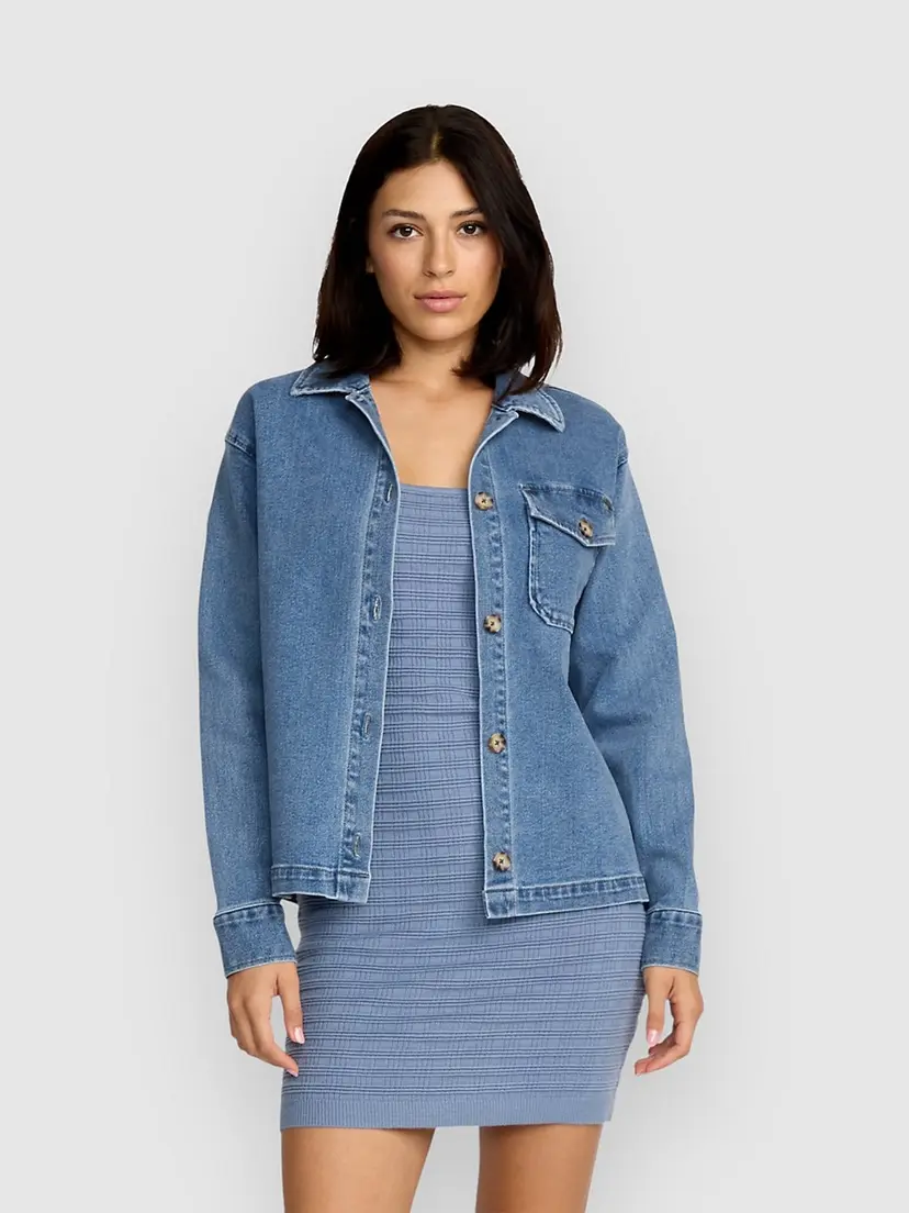 Volcom Volcom Stoned Bf Shacket Jakke blå