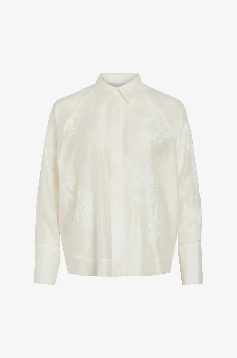 Vila Skjorte rouVanna L/S - Hvit