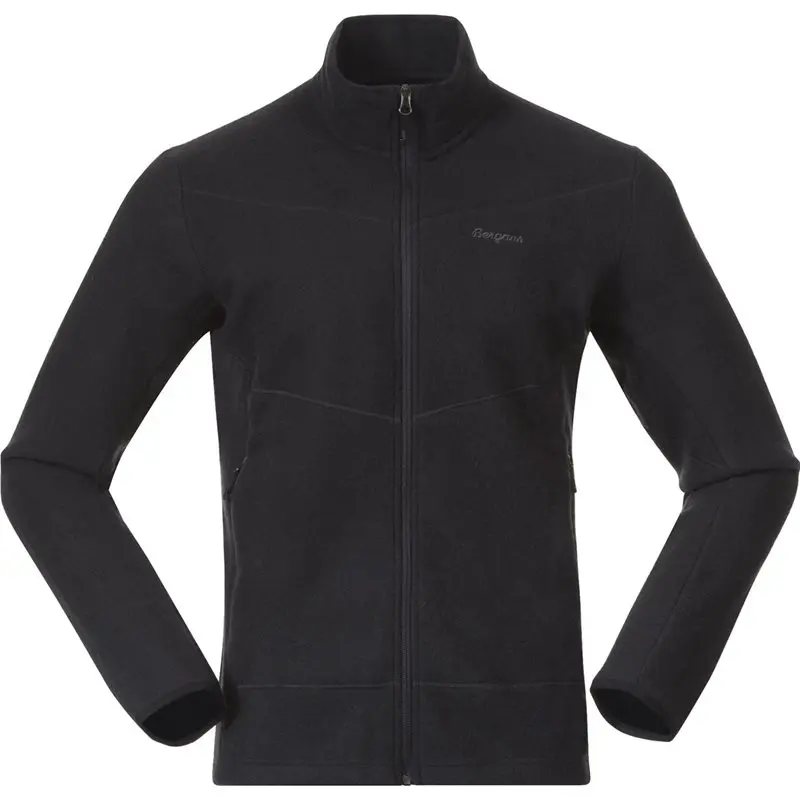 Bergans Bergans Rabot Merino FleeceMidlayer Jacket Men Dark Shadow Grey