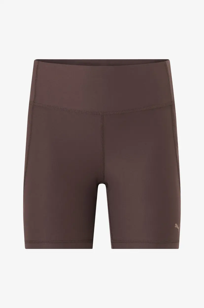 Puma Sykkelshortser W Cloudspun Short Tight HW 6" - Brun