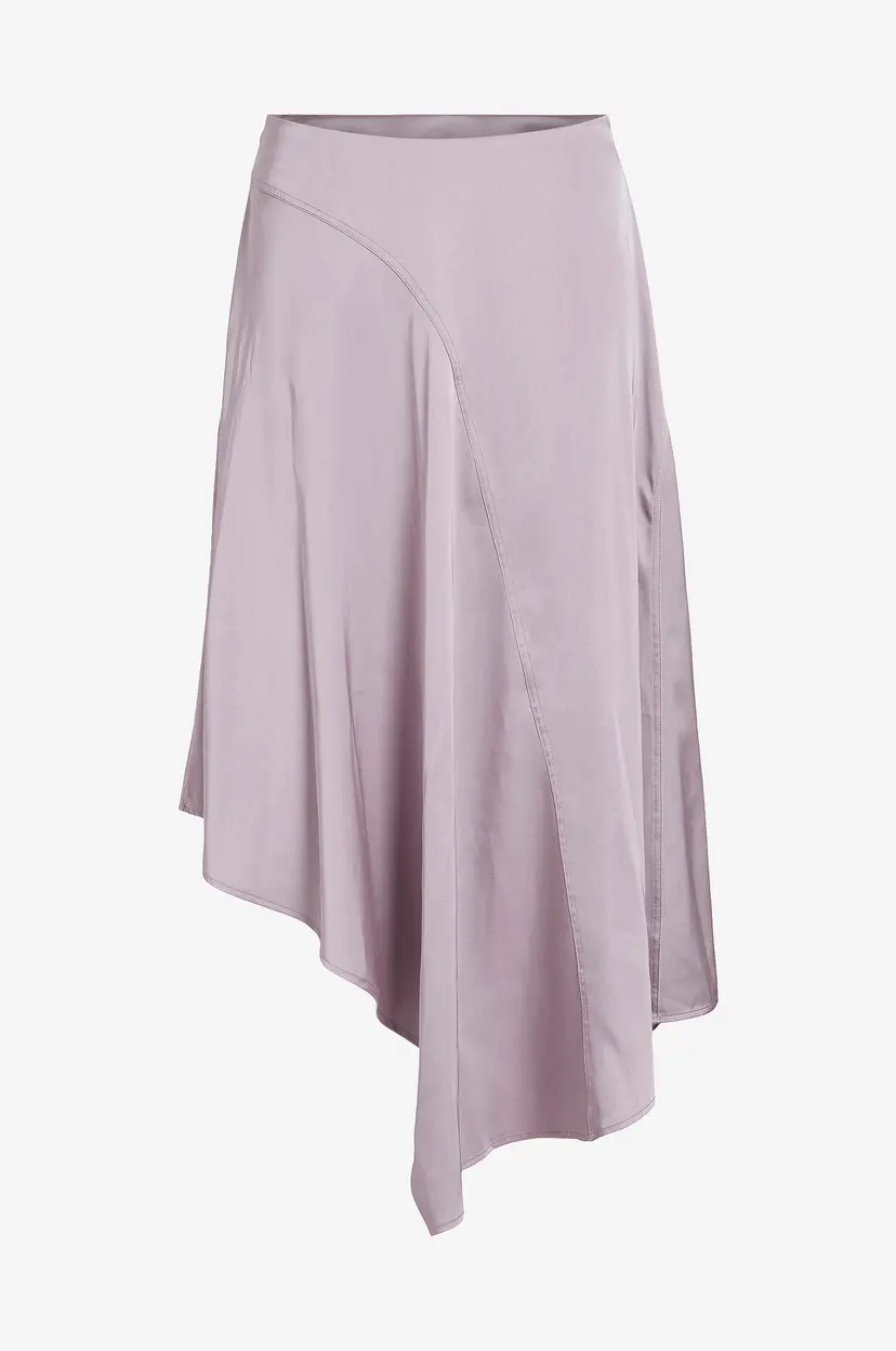 Rouge Vila Skjørt viShyra HW Midi Skirt - Lilla