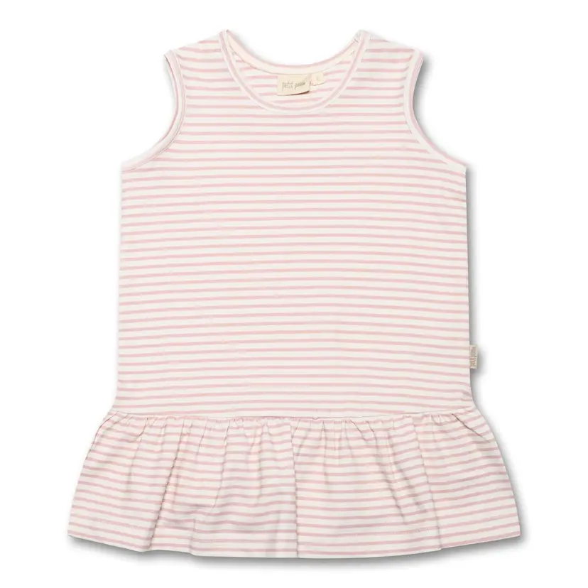 Petit Piao Petit Piao Tank Dress S/S Sum Printed Rose Smoke (92 / 2 år)