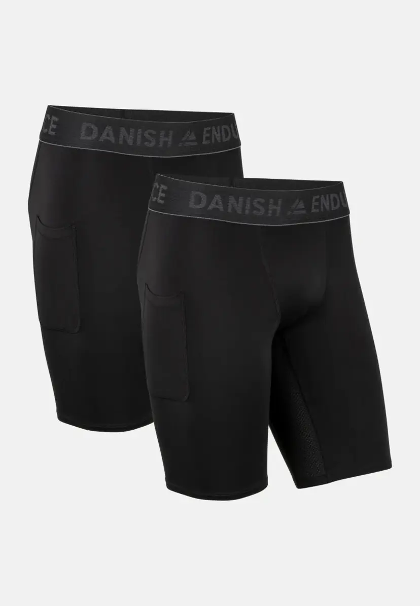 DANISH ENDURANCE DANISH ENDURANCE Kompressionsshorts, Sort, S