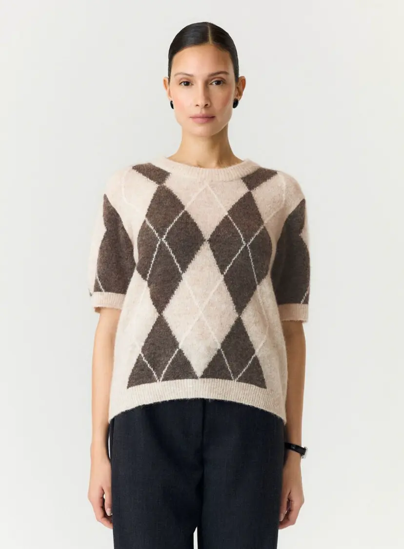 Y.A.S Yasjohi SS Wool Blend Pullover