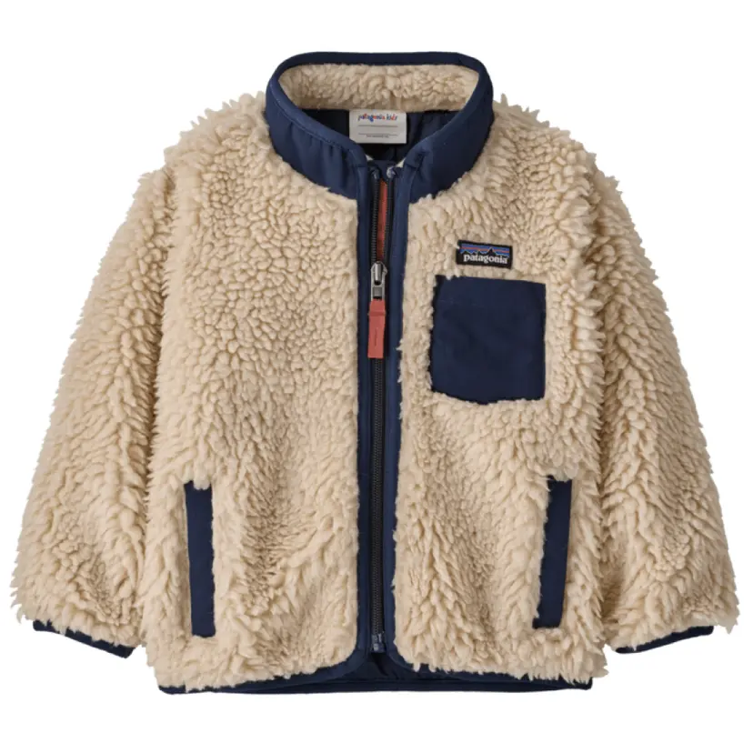Patagonia Patagonia Baby Retro-X Jkt Dark Natural W/New Navy