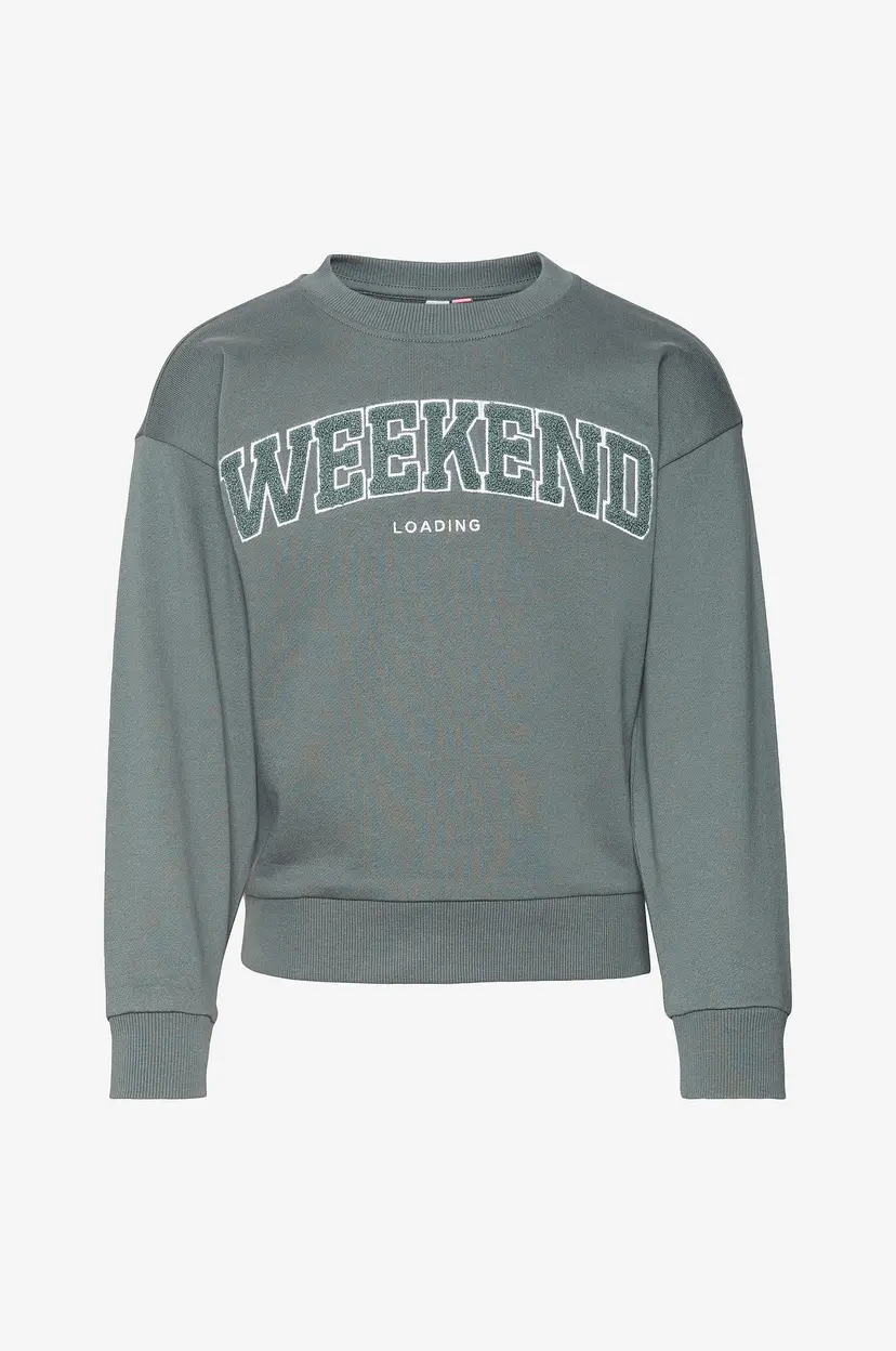 Vero Moda Girl Collegegenser vmBrenda Well Unb Sweat Jrs - Grønn