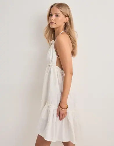 Pieces Pieces - Hvit - Pckiana Sl Dress Wvm Bc