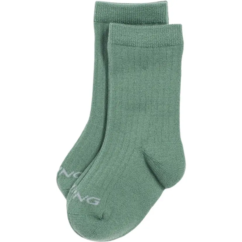 Viking Viking Toasty 2 Pack Wool Socks Kids Olive/Olive