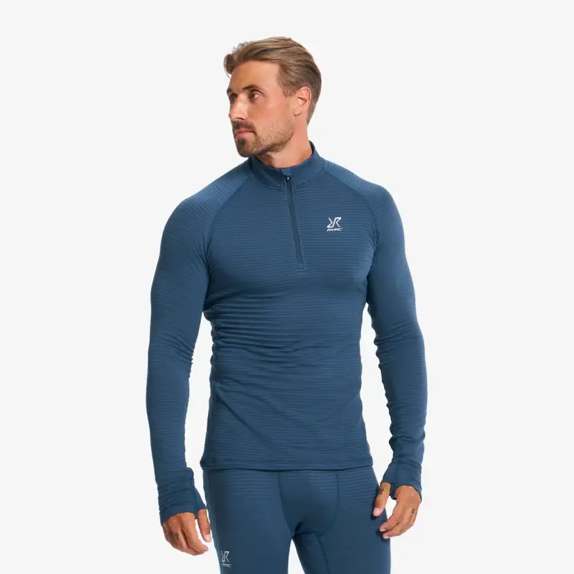 RevolutionRace Tour Thermal Half-zip Base Layer Top Herre Insignia Blue