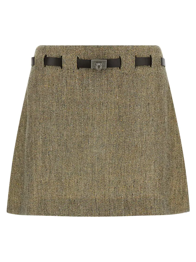 Ferragamo Ferragamo Miniskjørt – Grønn