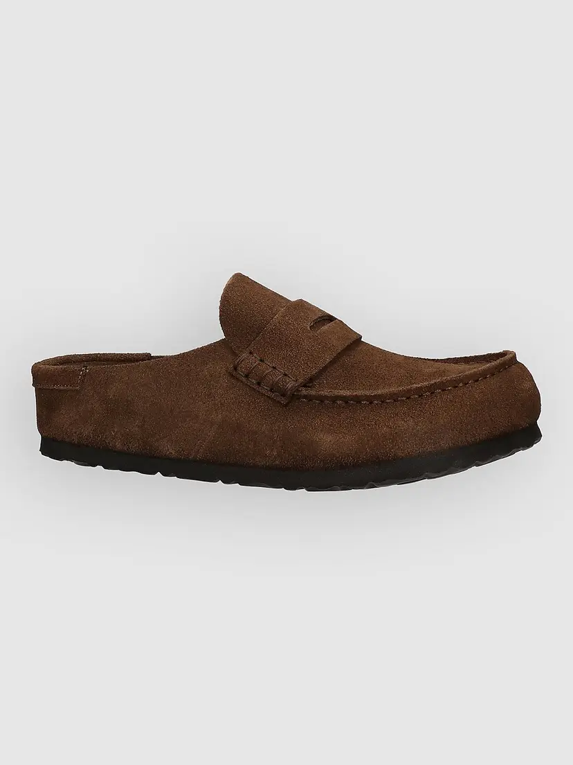 Birkenstock Birkenstock Naples Wrapped Suede Leather Sandaler brun