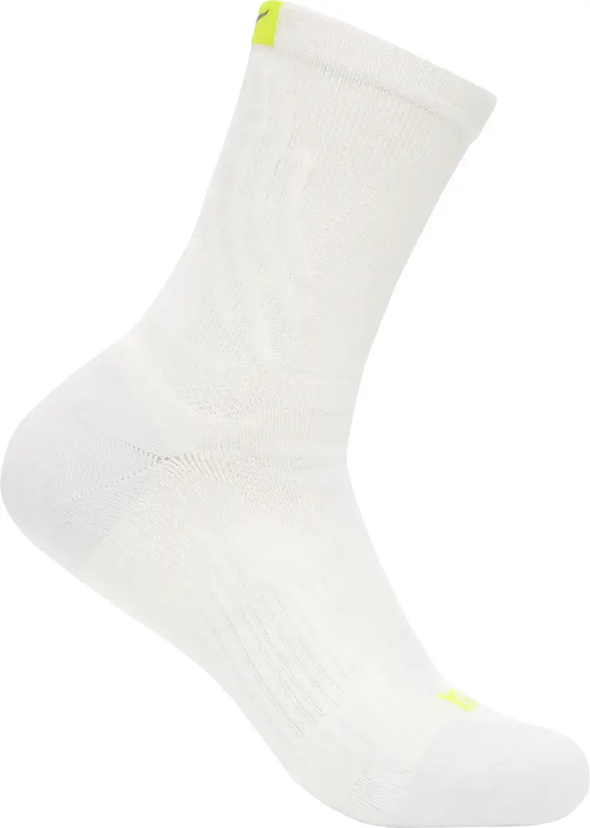 HOKA Hoka Unisex Bondi 9 Crew Run Sock White