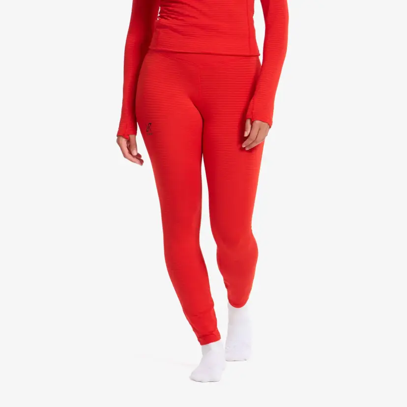RevolutionRace Tour Thermal Base Layer Pants Dame Aura Red