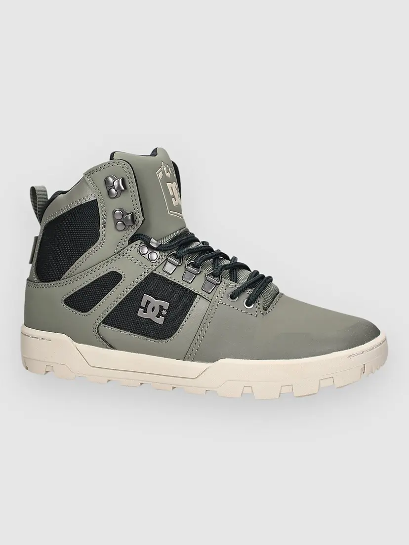 Dc DC Pure High-Top WR Winter Sko grønn