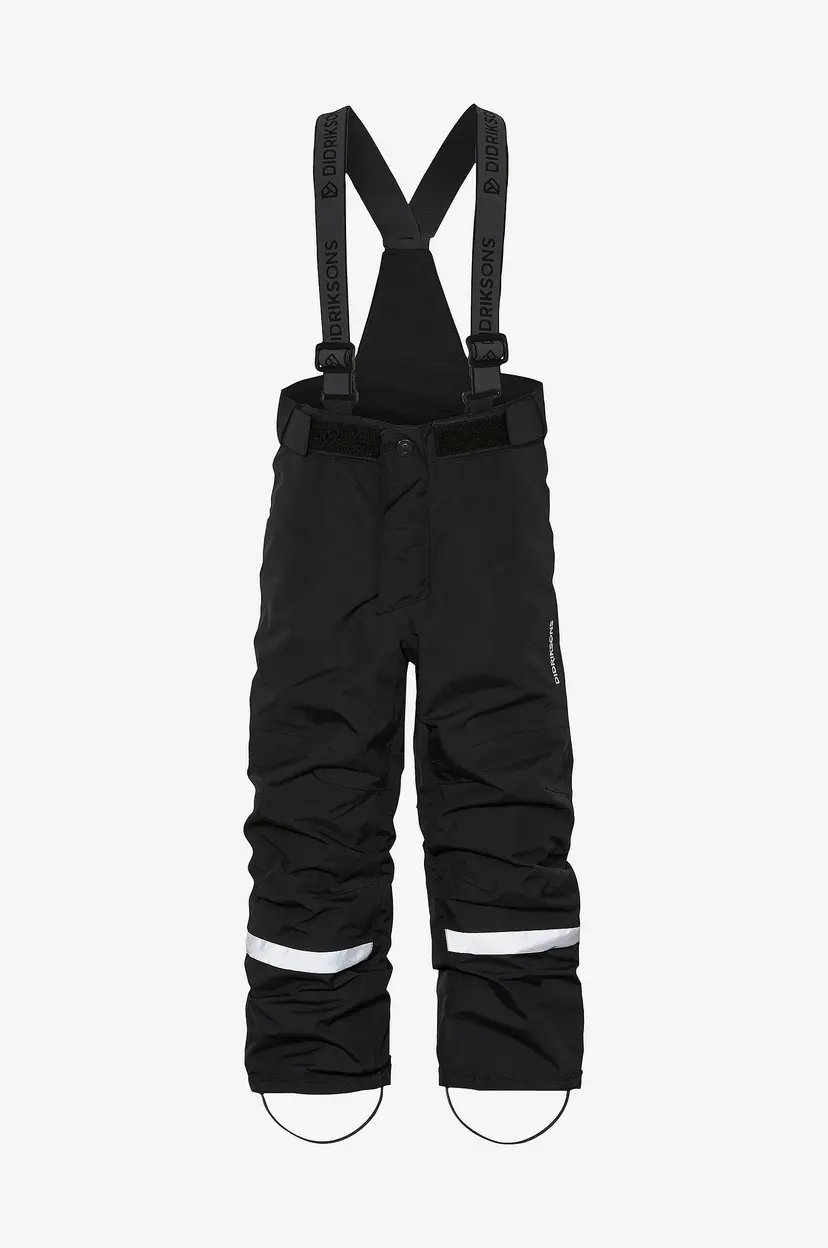 Didriksons Termobukser med seler Idre Kids' Pants - Svart