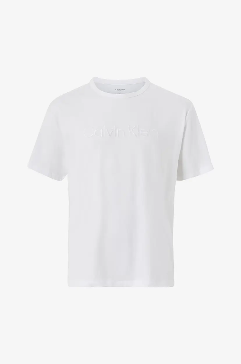 Calvin Klein T-skjorte S/S Crew Neck - Hvit