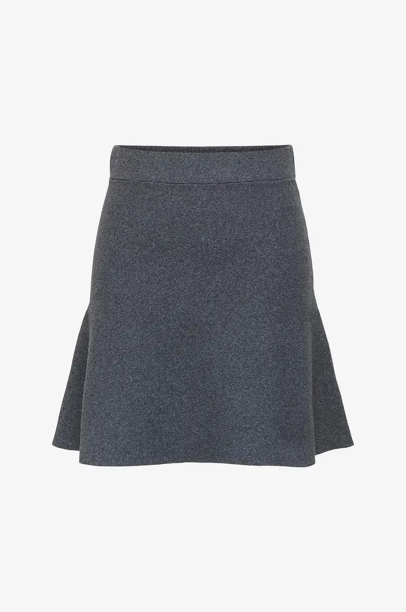 ONLY Skjørt onlAma Life Skater Skirt CC Knt - Grå