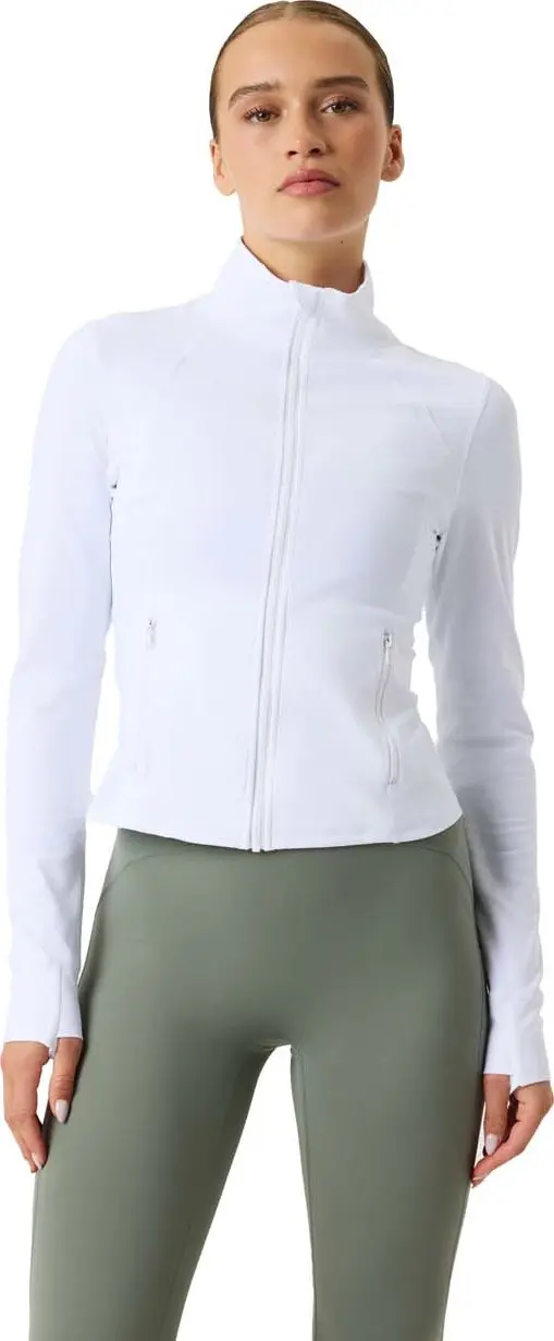 Björn Borg Björn Borg Women's Borg Soft Zip Midlayer Brilliant White