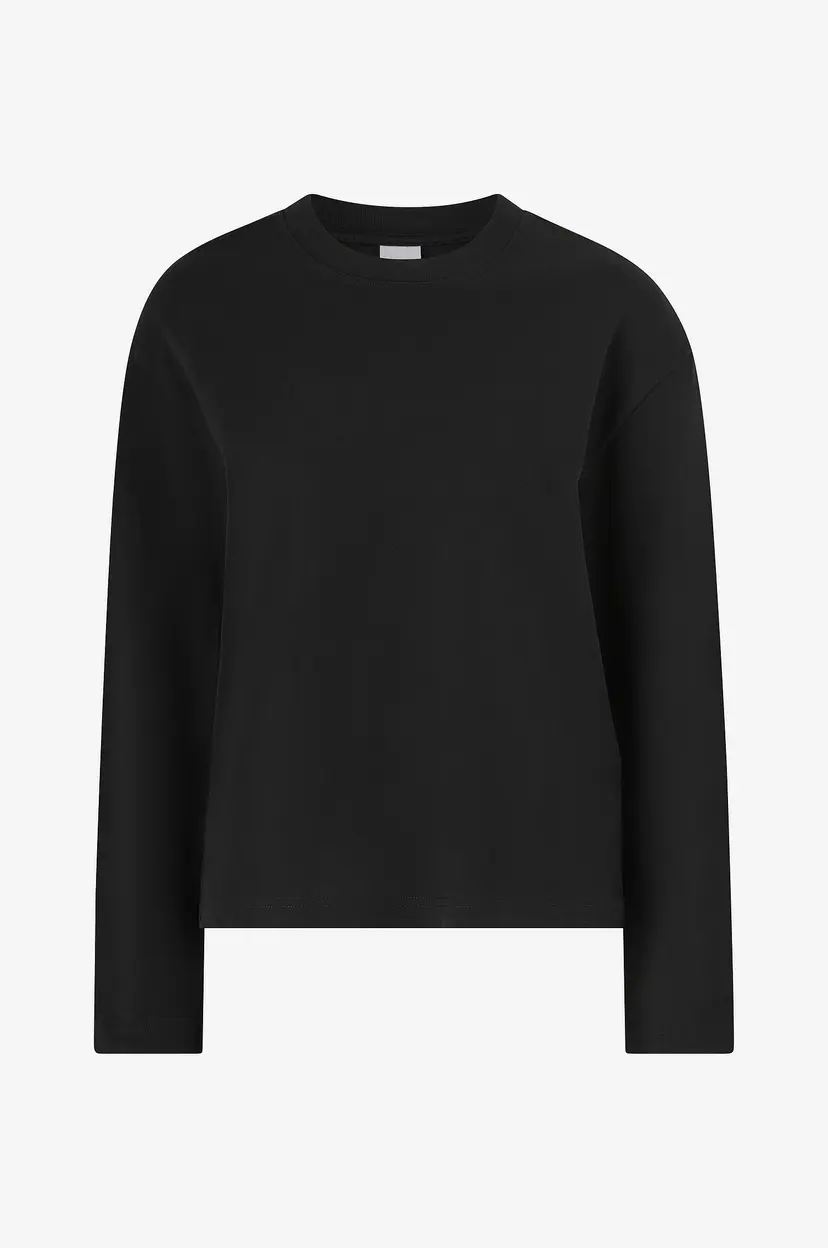Gina Tricot Topp Loose fit long sleeve tee - Svart