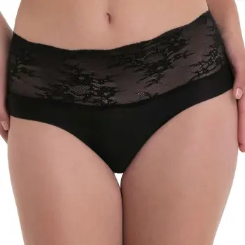 Anita Anita Truser Essential High Waist Lace Briefs Svart Small Dame