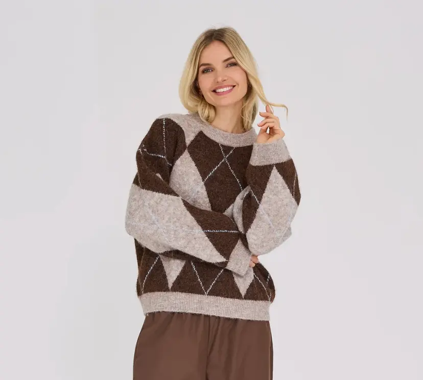 A-View Harlekin Knit Pullover